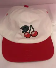 Cherry‎ Embroidered Patch Brushed Cotton Unstructured Baseball Cap