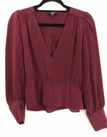 Seven 7 Purple Blouse