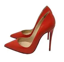 Christian Louboutin  So Kate Orange Shoes Pumps 120MM Size 37.5