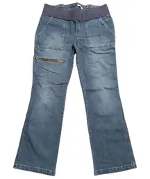 Old Navy Maternity M‎ Medium Underbelly Boot Jeans Bootcut Stretch
