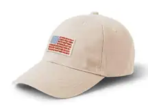 RIFLE PAPER CO Baseball Hat 7" Brim Classic Six-Panel Print Adjustable Strap OS