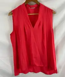 T Tahari V Neck Blouse