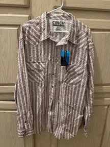 Men’s Cinch Long Sleeve Button-Up