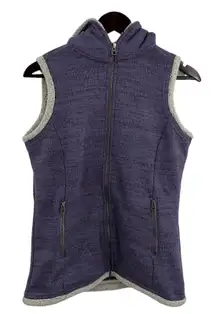 Kuhl Purple Alaska‎ Full Zip Hooded Puffer Vest Jacket Women Size Small