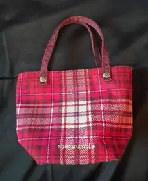 Abercrombie Small Plaid Purse - Flaws Inside