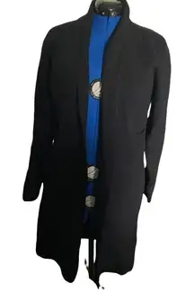 HOMELEX,‎ Women’s Black Open Front Sweater/Cardigan Size Medium, Two pockets