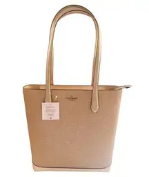 Kate Spade  Tote Glitter Fabric Rose Gold NWT NEW!