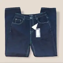 NWT PLT Contrast Stitch Mom Jeans