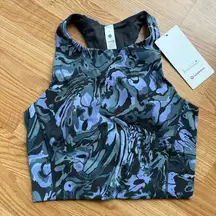 Lululemon Blue and Purple Patterned Tank Top size 8 / medium