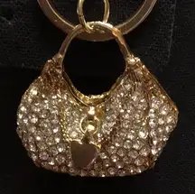 RHINESTONE HANDBAG CHARM KEYCHAIN