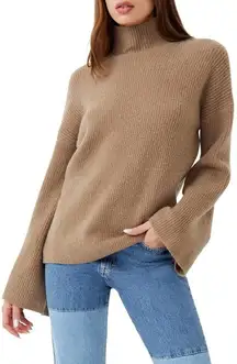 French Connection Tan Knit Sweater