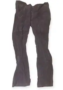 Y2k Deadstock brown high rise suede pants