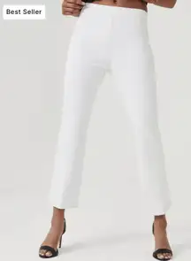 Spanx Tall On-the-go Kick Flare Pant w Ultimate Opacity Technology Classic White