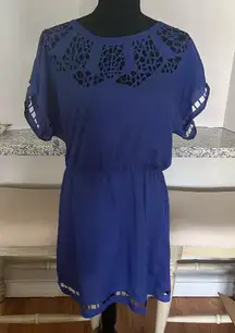The Clothing Company Royal Blue Mini Dress/Blouse