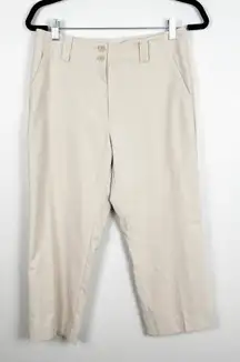 Nike Golf Cropped Pants‎ Cream Sz 4P
