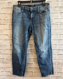 Women’s Joe’s Medium wash cropped straight leg jeans 27