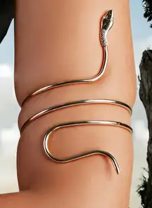 Chic Simple‎ Snake-Shaped Silver Plated Zinc Alloy Armband