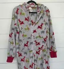 Munki Munki Llama Holiday One Piece Sleepwear