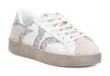 COB by Culture of Brave Stylish Women's Sneakers in White and Gray NWT Size8-8.5