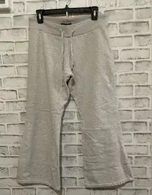 Women’s  light gray sweatpants flare cropped Size Smalll