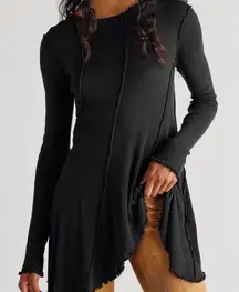 We The Free Black Long Sleeve Dress