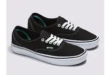 Vans Authentic ComfyCush (Classic) Black/True White Womens 8 / Mens 6.5