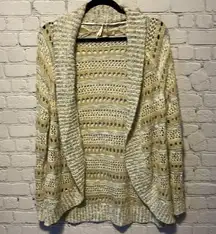 Vintage America Nine West Knit Cardigan Sweater Size Small Boho