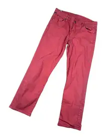 Citizens of Humanity Orange Straight Leg Jeans Casual Chic Denim