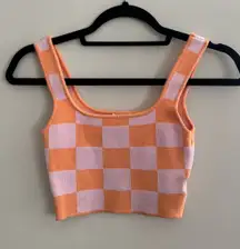 Princess Polly Checkered Tank Top
