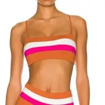 L*Space Rebel Stripe Bikini Top