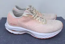 Mizuno Wave Rider 26 SSW Women's 9 Running Shoes Peach White Active Casual