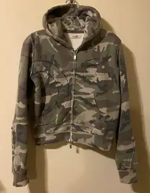 Sweatshirt Zip up Hoodie Size Small