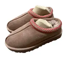 UGG Tasman II Women Slipper Mule Brown Suede Shearling Lined Size 5