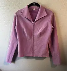 Sparkly Violet Vintage Zip Top