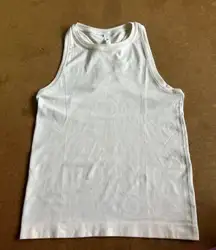 High Neck White Swiftly Tech Tank Size 2