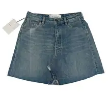 IRO Jeans NWT Sz 38 Blue Denim Mini Skirt Medium