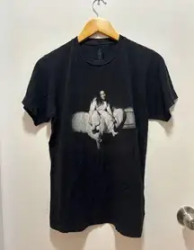 Billie Eilish Album Cover T-Shirt Unisex M Black Graphic Print