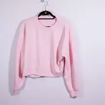 Lululemon Women's Softstreme Perfectly Oversized Cropped Crew Vitapink Sweater M