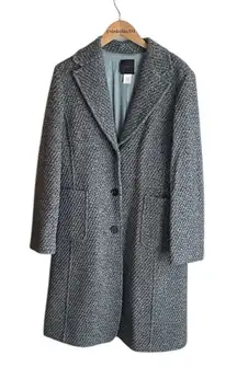 J.Crew Wool Herringbone Button Coat