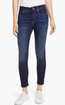 Women’s Rag & Bone Dark Wash Blue Carmen Nina High Rise Ankle Skinny Jeans 28