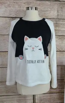 Forever 21 I'm‎ Totally Kitten Fleece Top