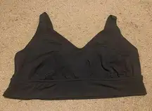 Womens Black Offline By Aerie Medium Support Sports Bra Size XXL Stretch