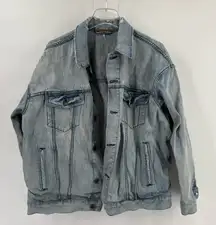 FREE PEOPLE Oversized Denim Jean Jacket size M/ L