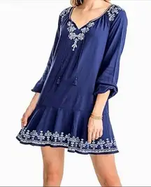 Southern Tide Embroidered Natalie Dress Size XS EUC