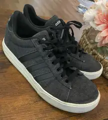 Adidas  Daily 2.0 Black Denim Ortholite Lace