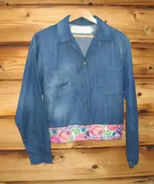 Jen’s Pirate Booty Chambray Top Shacket