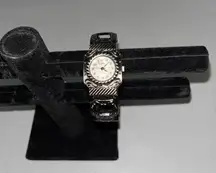 💙 Geneva Mother of Pearl Cuff Analog Watch