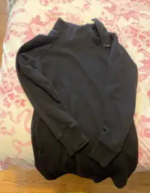 Athleta Sweatshirt Dress Black Small