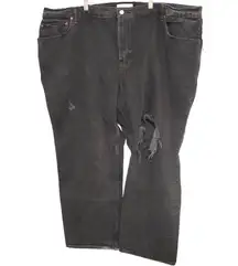 Abercrombie & Fitch Curve Love 90s Relaxed Jean High Rise Black Jeans Size 37 24