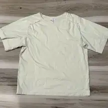 Rebecca Taylor Yellow Short Sleeve Shirt Women’s Medium